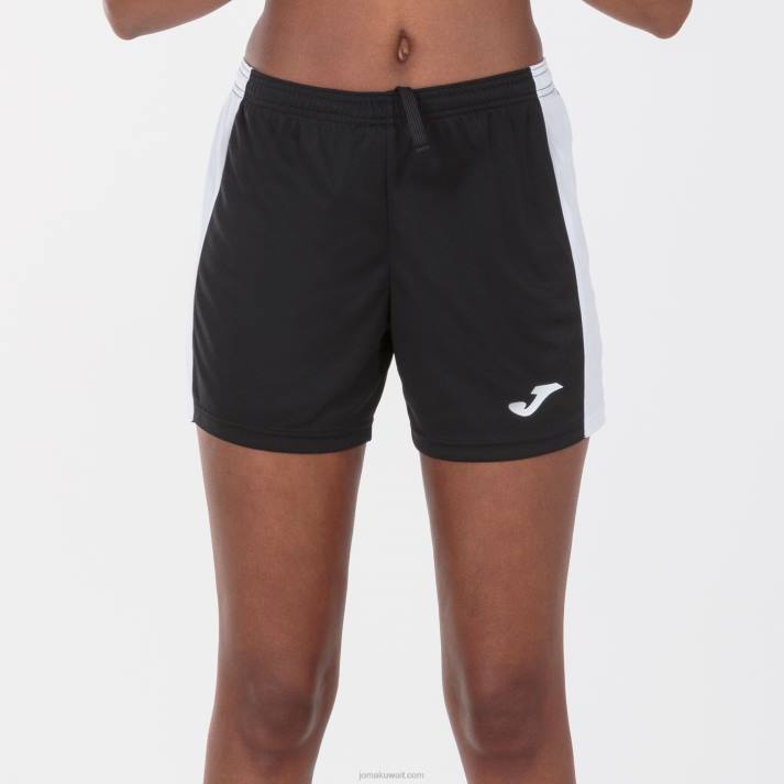 Joma 82P4R1631 أسود أبيض شورت ماكسي نحيف