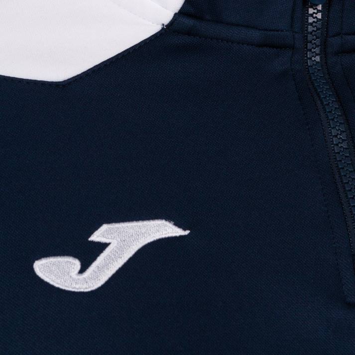 Joma 82P4R1644 الأزرق الداكن الأبيض بطولة قميص من النوع الثقيل vi نحيف