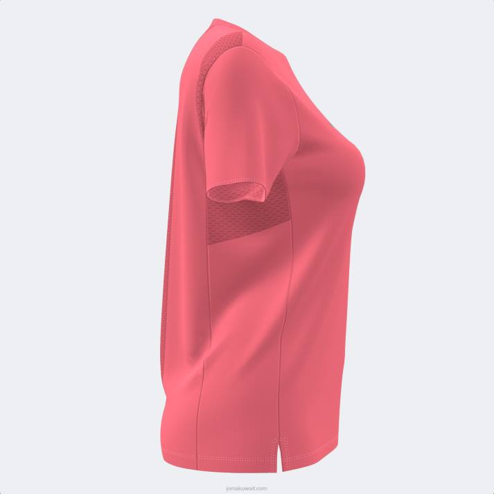 Joma 82P4R1652 المرجان قميص قصير الأكمام المستكشف نحيف