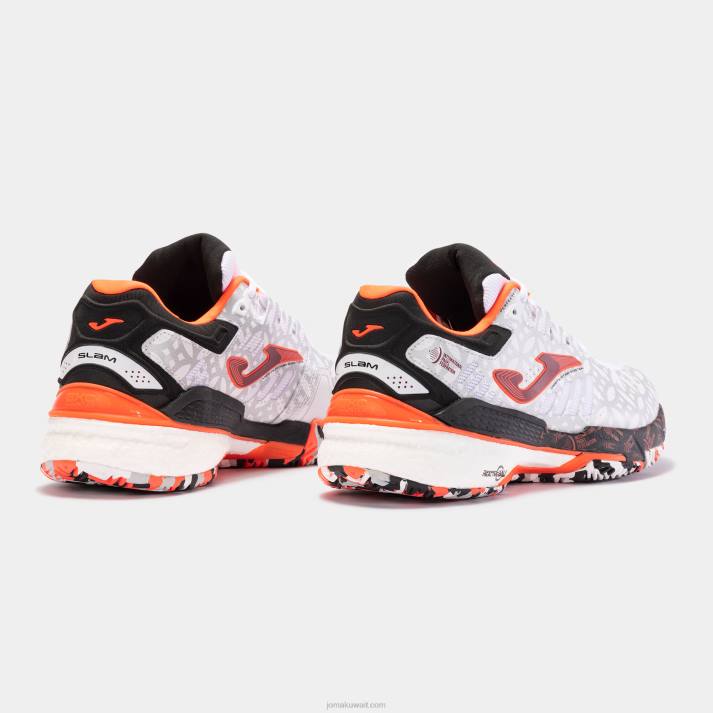 Joma 82P4R1653 أبيض أسود الاتحاد الدولي للاحذية الطين الطين نحيف