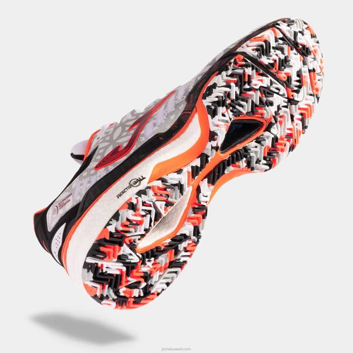 Joma 82P4R1653 أبيض أسود الاتحاد الدولي للاحذية الطين الطين نحيف