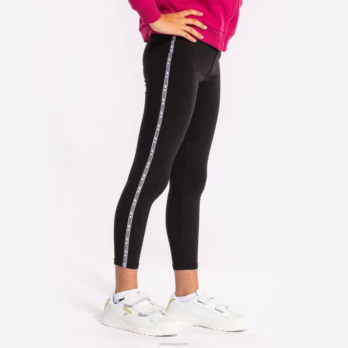 Joma 82P4R1657 أسود لباس ضيق طويل حنا نحيف