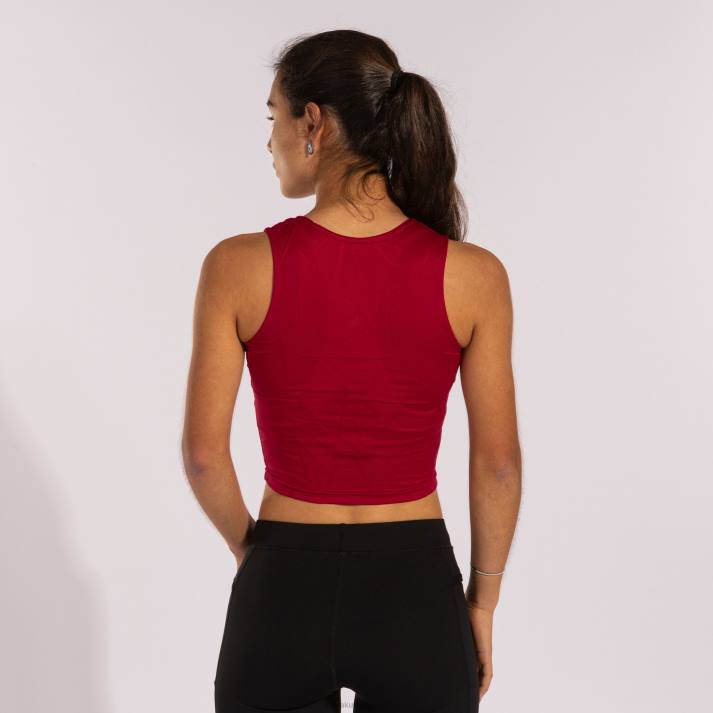 Joma 82P4R1665 أحمر نخبة الدبابات التاسع نحيف