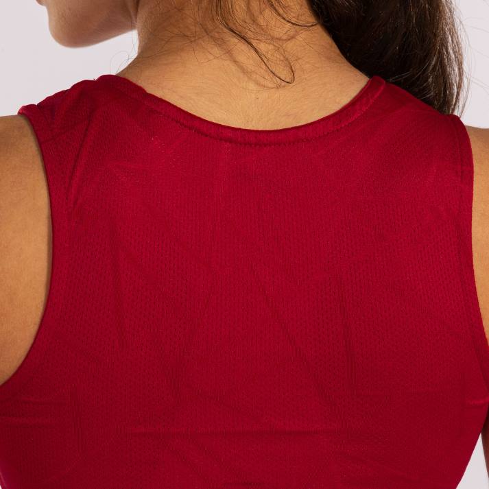 Joma 82P4R1665 أحمر نخبة الدبابات التاسع نحيف