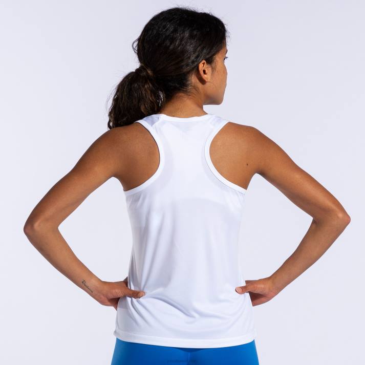 Joma 82P4R1668 أبيض دبابة قمة مونتريال نحيف