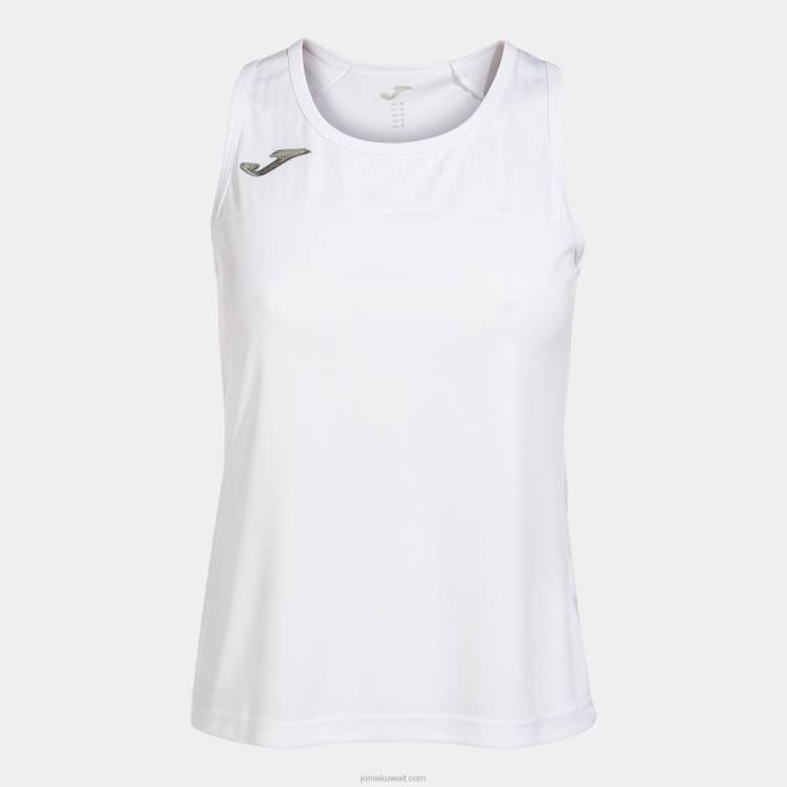 Joma 82P4R1668 أبيض دبابة قمة مونتريال نحيف