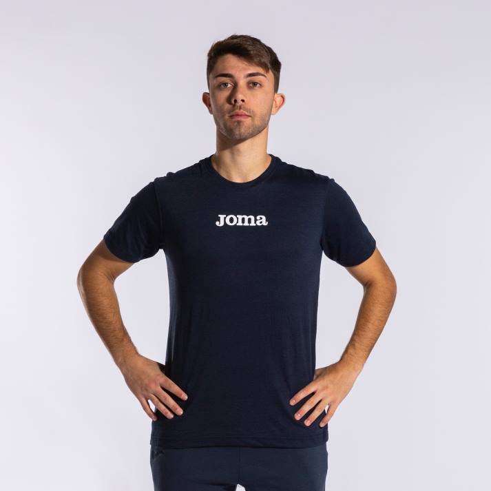 Joma 82P4R166 الأزرق الداكن قميص ليل كم قصير رجال