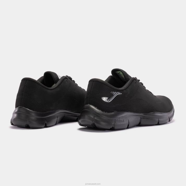 Joma 82P4R1671 أسود حذاء كاجوال نفتيس 22 نحيف