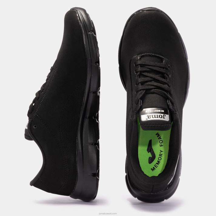 Joma 82P4R1671 أسود حذاء كاجوال نفتيس 22 نحيف