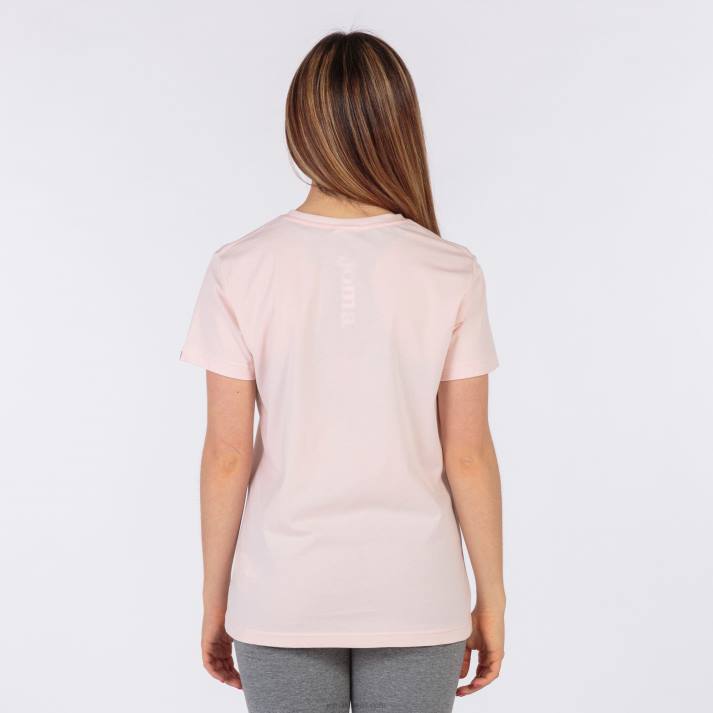 Joma 82P4R1673 وردي فاتح قميص قصير الاكمام صحراوي نحيف