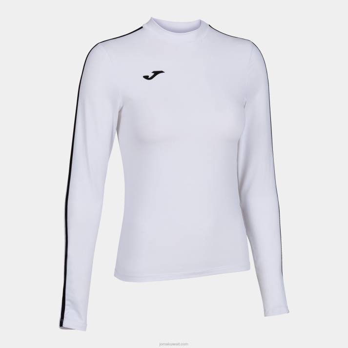 Joma 82P4R1674 أبيض قميص طويل الأكمام استراحة نحيف