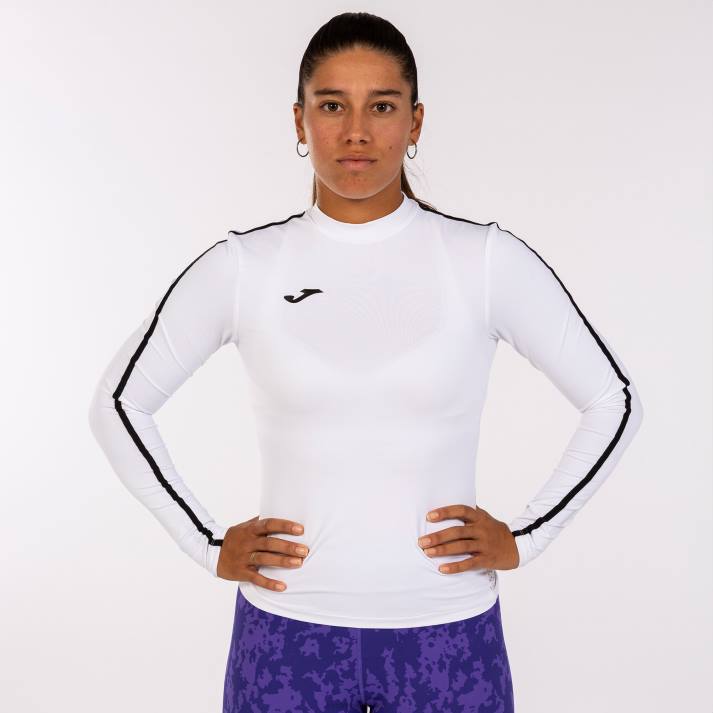 Joma 82P4R1674 أبيض قميص طويل الأكمام استراحة نحيف