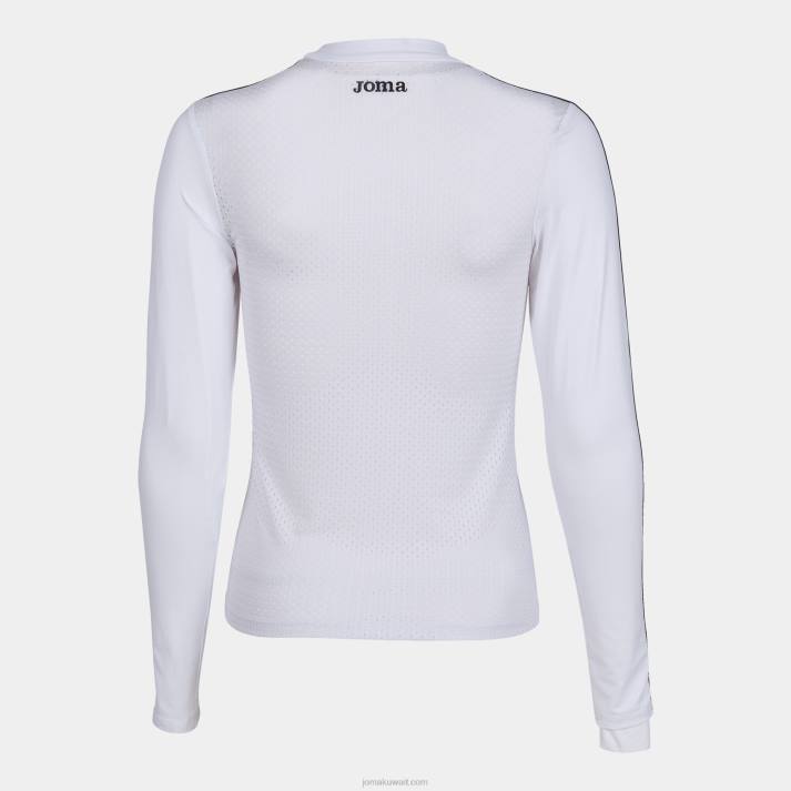 Joma 82P4R1674 أبيض قميص طويل الأكمام استراحة نحيف