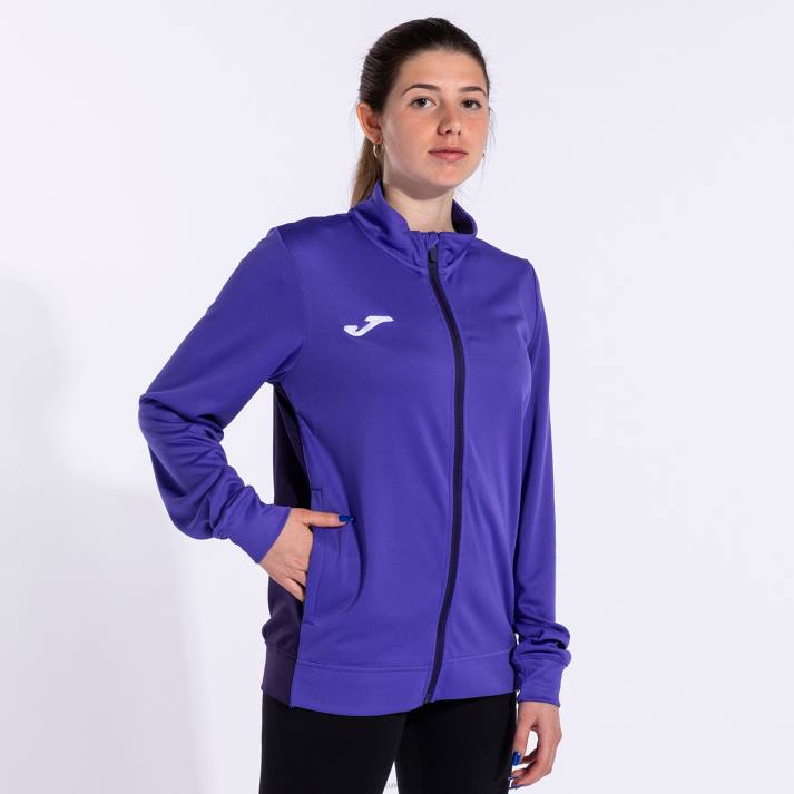 Joma 82P4R1698 أرجواني الفائز سترة الثاني نحيف