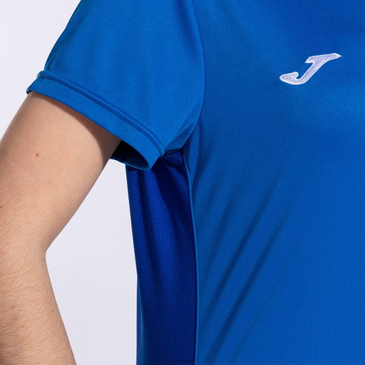 Joma 82P4R1712 الأزرق الملكي قميص قصير الأكمام الفائز الثاني نحيف