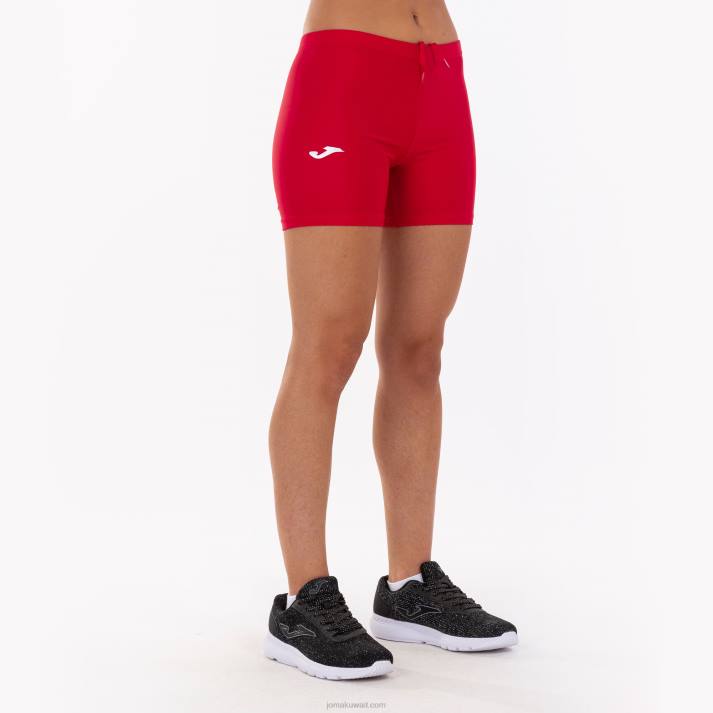 Joma 82P4R1718 أحمر اكاديمية شورت تايتس براما نحيف