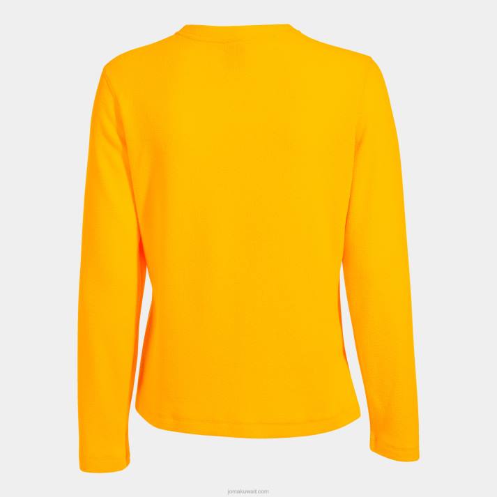 Joma 82P4R1728 البرتقالي مستكشف قميص طويل الأكمام نحيف