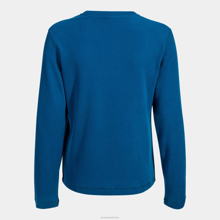 Joma 82P4R1730 أزرق مستكشف قميص طويل الأكمام نحيف