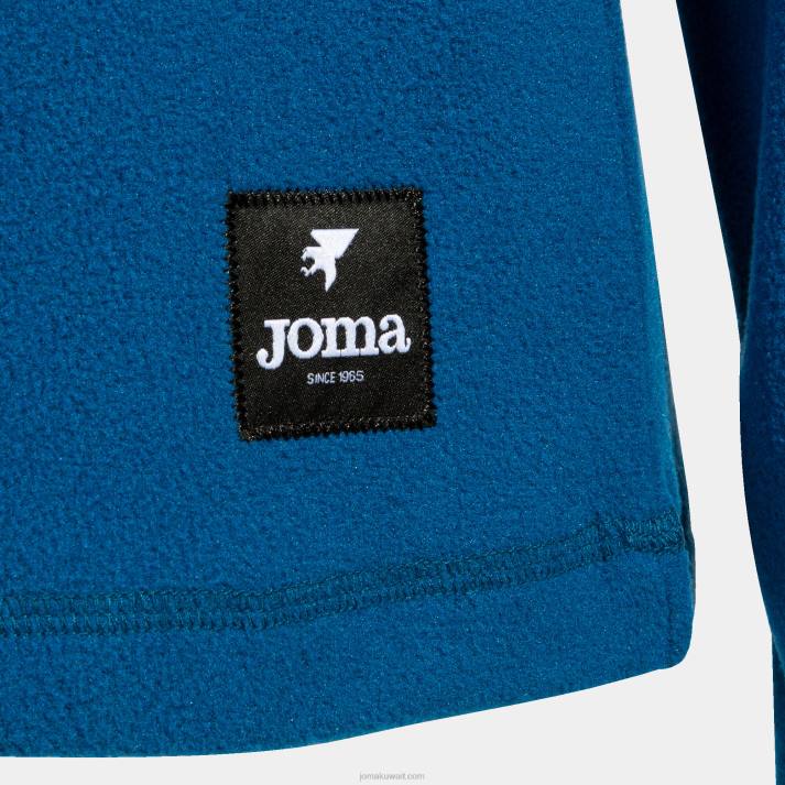 Joma 82P4R1730 أزرق مستكشف قميص طويل الأكمام نحيف