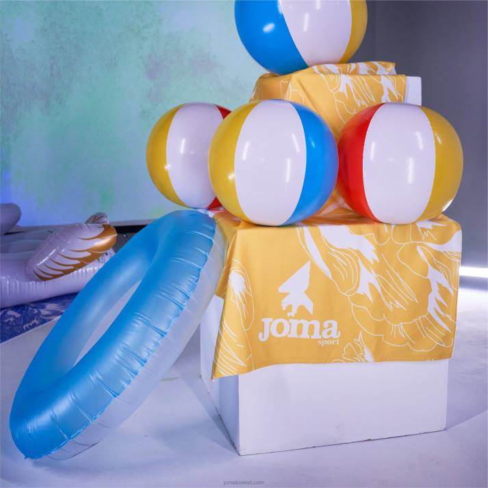 Joma 82P4R1731 ازرق اصفر حزمة منشفة سانتا مونيكا 2