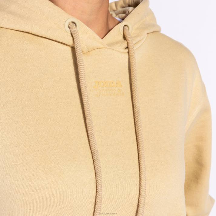 Joma 82P4R1732 اللون البيج دافني سترة مقنعين نحيف