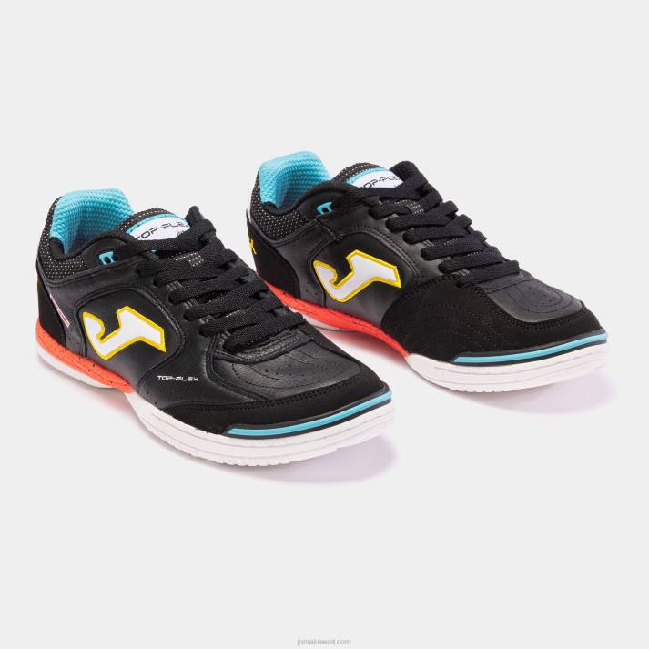 Joma 82P4R173 أسود أحمر حذاء كرة الصالات توب فليكس 23 داخلي