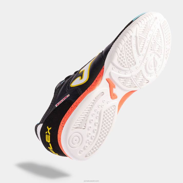 Joma 82P4R173 أسود أحمر حذاء كرة الصالات توب فليكس 23 داخلي