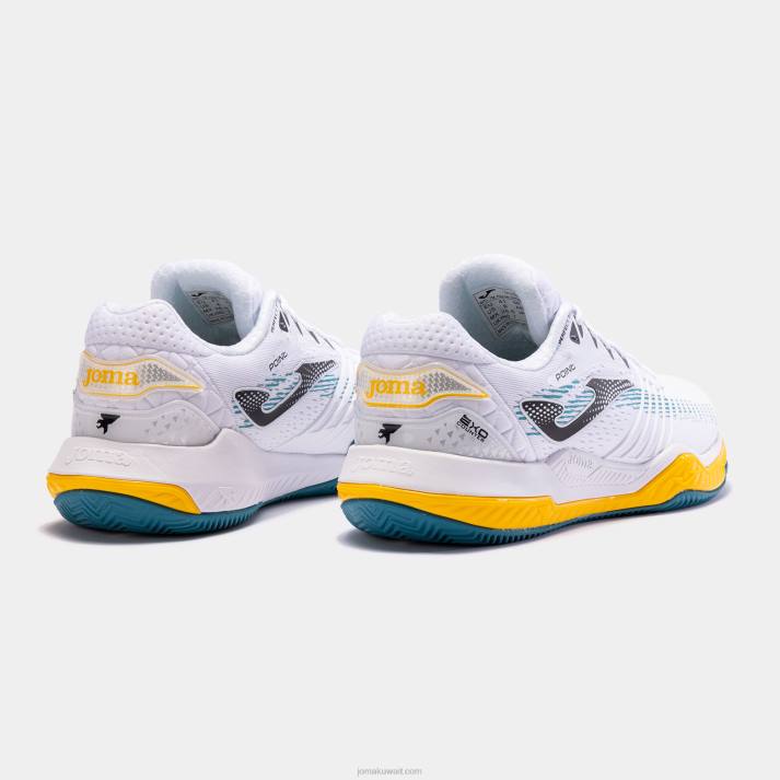 Joma 82P4R174 ابيض ازرق أحذية تي نقطة 23 طين رجال