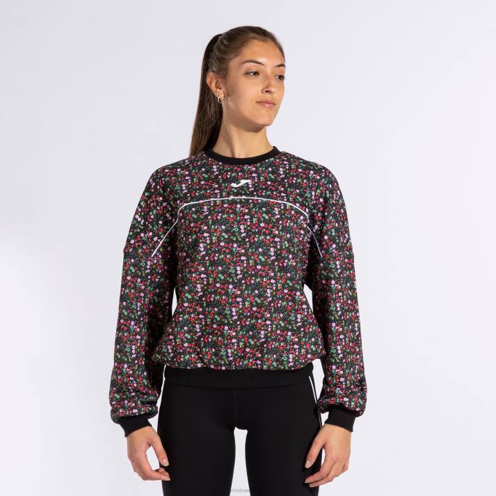 Joma 82P4R1755 أسود وردي كاكي قميص من النوع الثقيل دافني نحيف