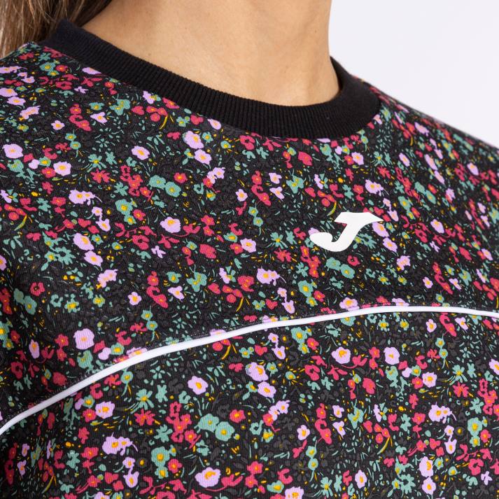 Joma 82P4R1755 أسود وردي كاكي قميص من النوع الثقيل دافني نحيف