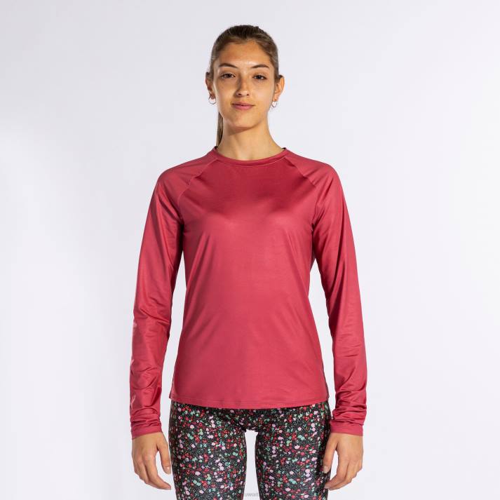 Joma 82P4R1764 لون القرنفل قميص بأكمام طويلة دافني نحيف