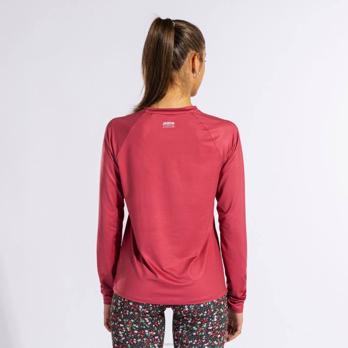 Joma 82P4R1764 لون القرنفل قميص بأكمام طويلة دافني نحيف