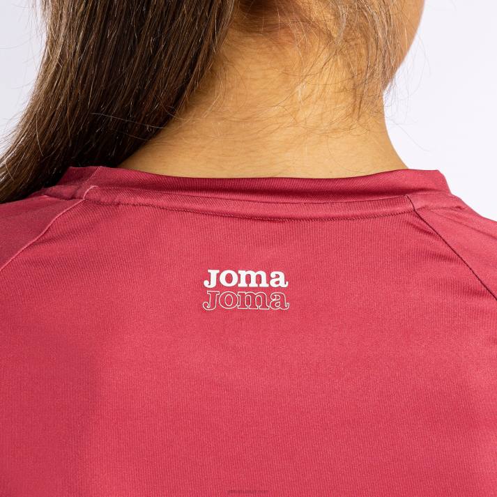 Joma 82P4R1764 لون القرنفل قميص بأكمام طويلة دافني نحيف