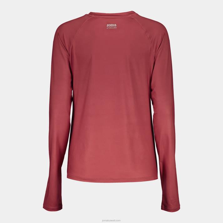 Joma 82P4R1764 لون القرنفل قميص بأكمام طويلة دافني نحيف
