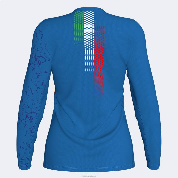 Joma 82P4R1766 الأزرق الملكي قميص طويل الأكمام فيدال 23/24 نحيف