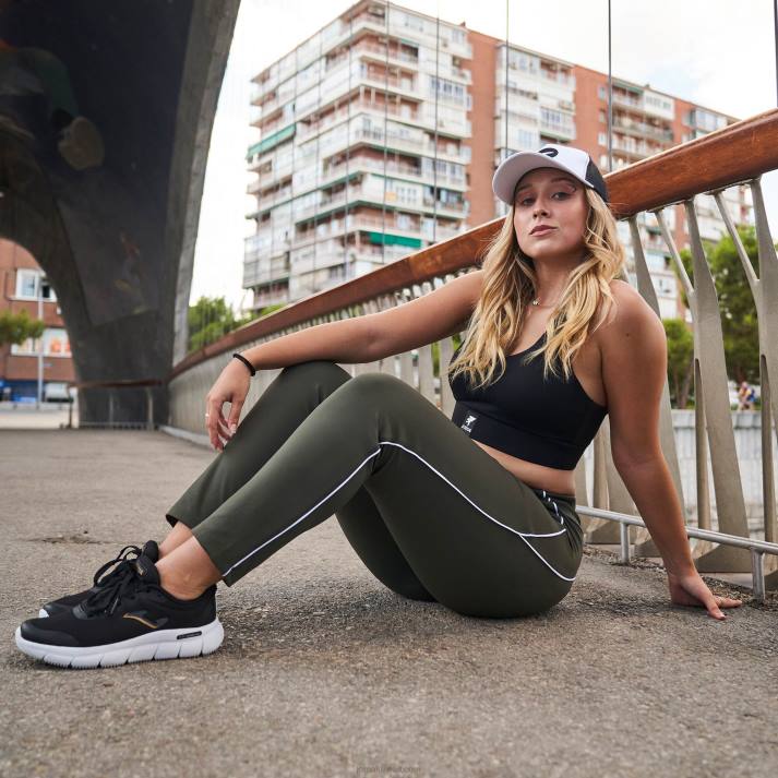 Joma 82P4R1768 الكاكي لباس ضيق طويل دافني نحيف