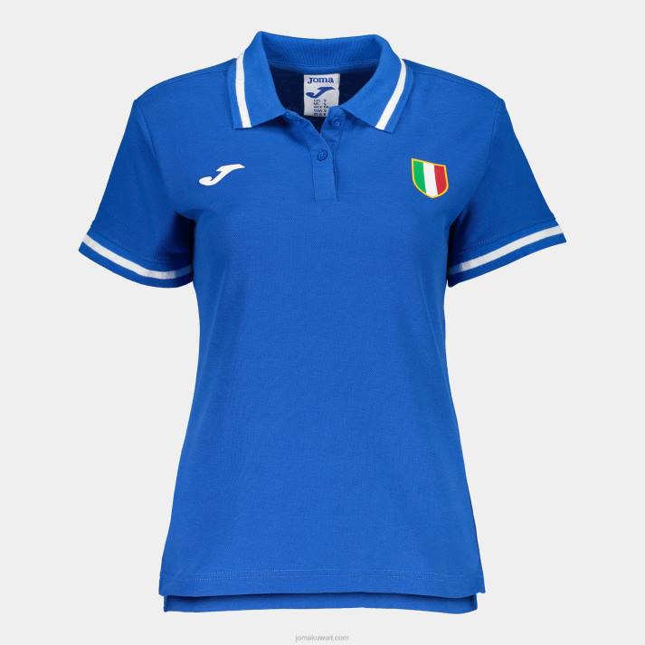 Joma 82P4R1773 الأزرق الملكي قميص بولو كم قصير fidal 23/24 نحيف