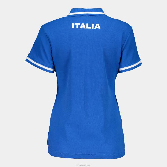 Joma 82P4R1773 الأزرق الملكي قميص بولو كم قصير fidal 23/24 نحيف