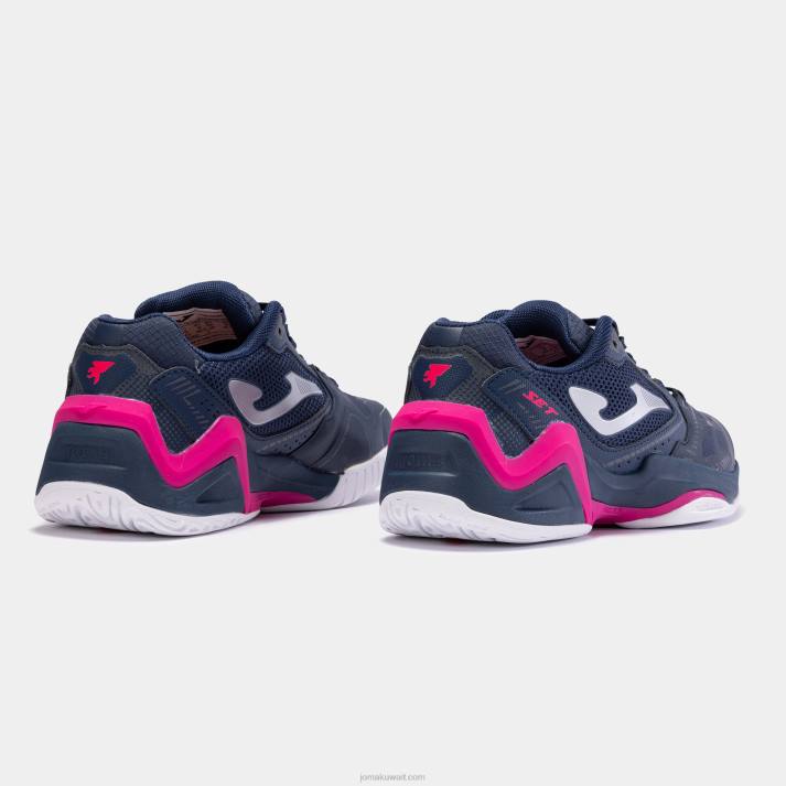 Joma 82P4R1774 الأزرق الداكن الوردي أحذية تي مجموعة 23 محكمة صلبة نحيف