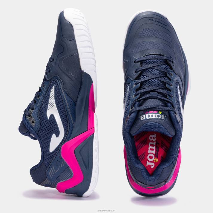 Joma 82P4R1774 الأزرق الداكن الوردي أحذية تي مجموعة 23 محكمة صلبة نحيف