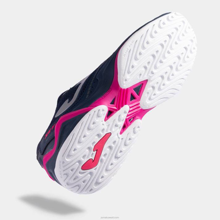 Joma 82P4R1774 الأزرق الداكن الوردي أحذية تي مجموعة 23 محكمة صلبة نحيف