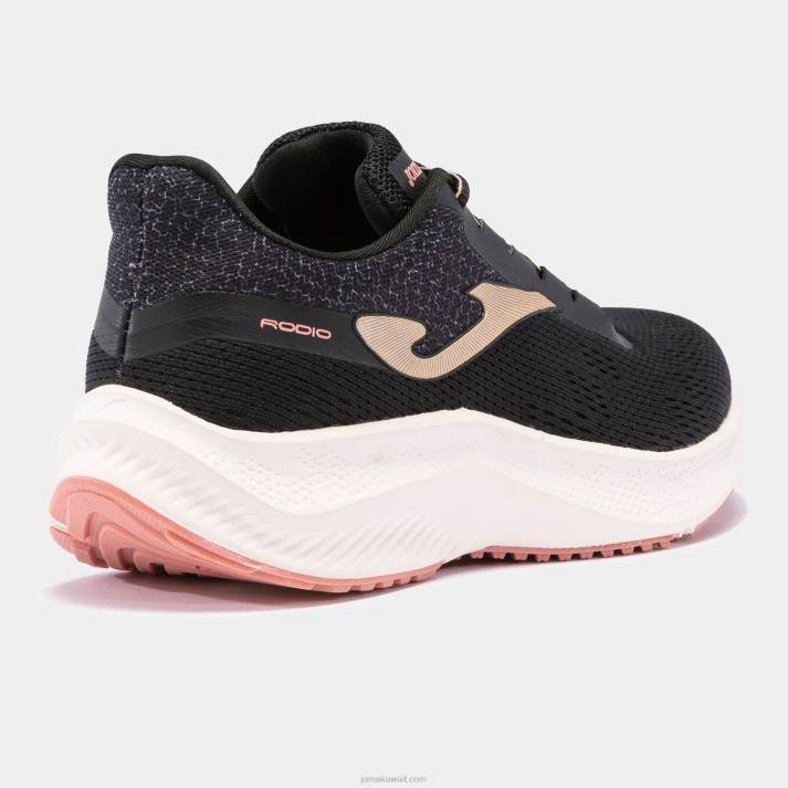 Joma 82P4R1775 أسود وردي حذاء الجري r.rodio 23 نحيف