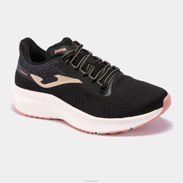 Joma 82P4R1775 أسود وردي حذاء الجري r.rodio 23 نحيف