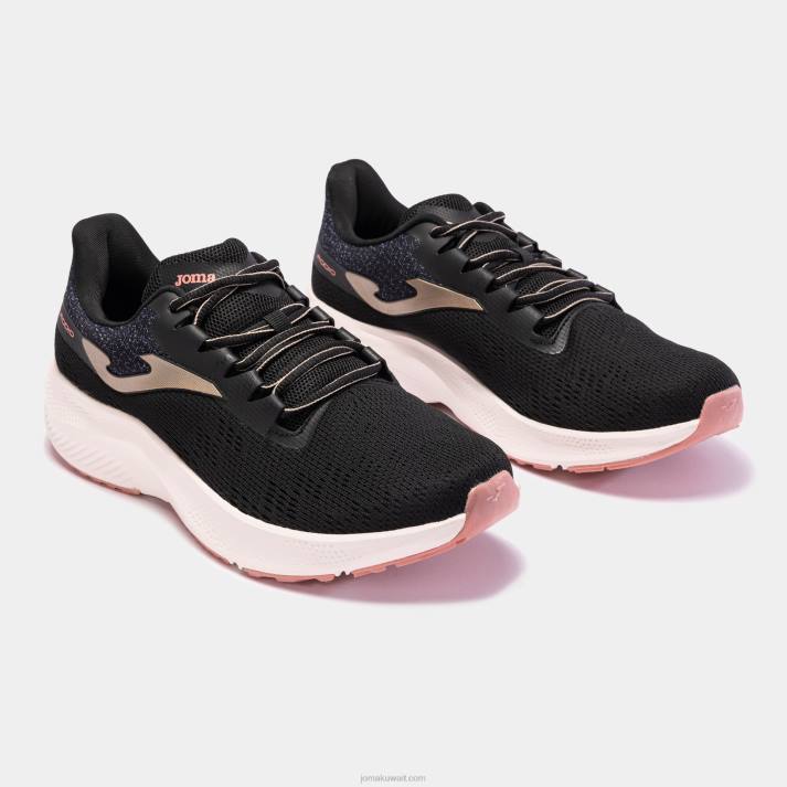 Joma 82P4R1775 أسود وردي حذاء الجري r.rodio 23 نحيف