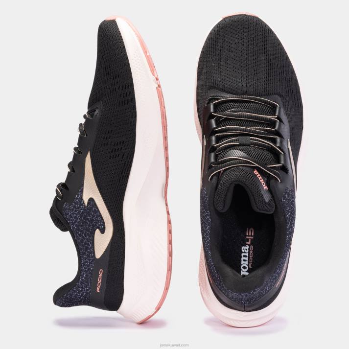 Joma 82P4R1775 أسود وردي حذاء الجري r.rodio 23 نحيف