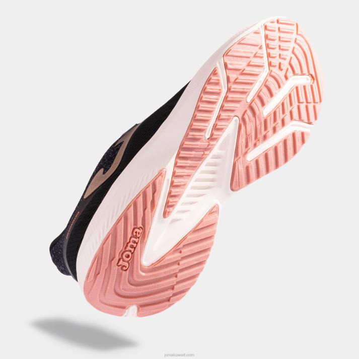 Joma 82P4R1775 أسود وردي حذاء الجري r.rodio 23 نحيف