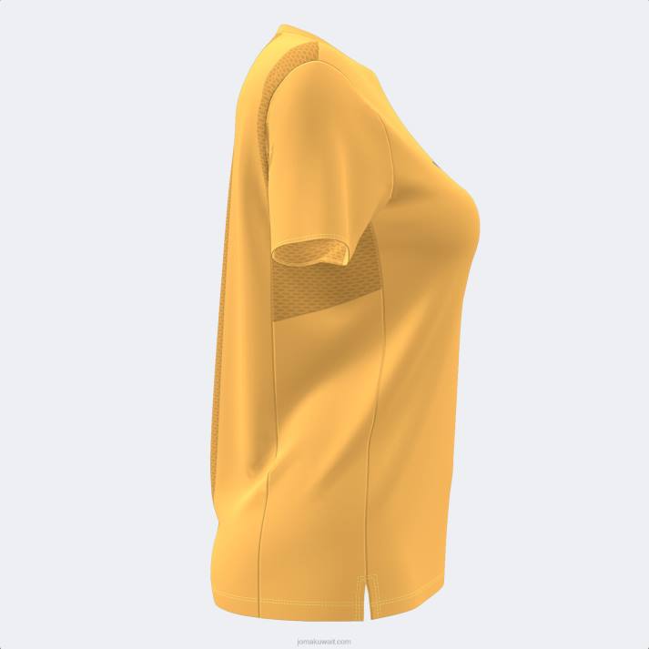 Joma 82P4R1777 البرتقالي قميص قصير الأكمام المستكشف نحيف