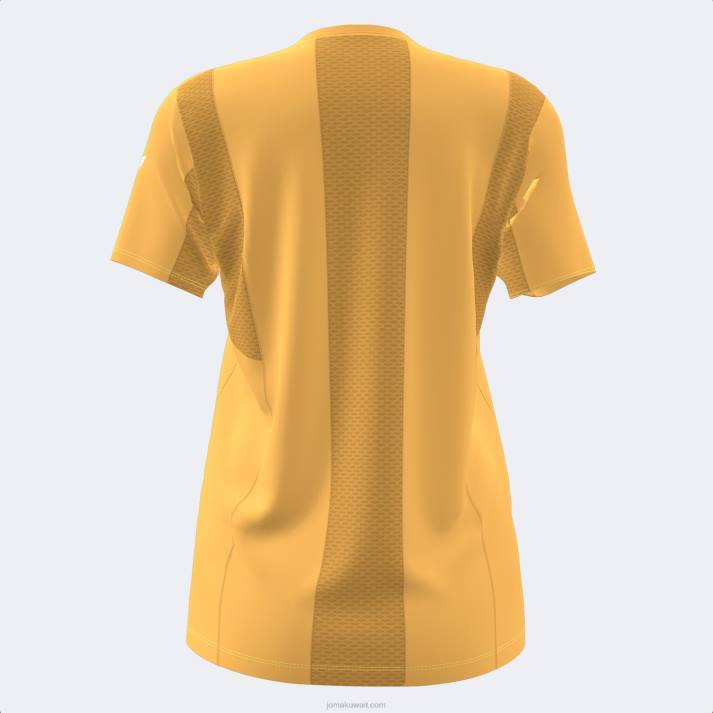 Joma 82P4R1777 البرتقالي قميص قصير الأكمام المستكشف نحيف