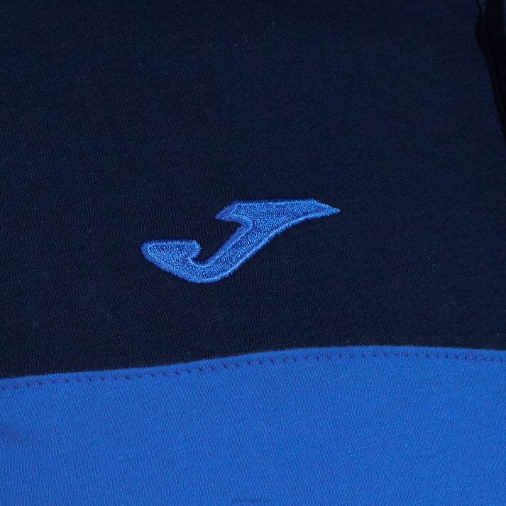 Joma 82P4R178 الأزرق الملكي الأزرق الداكن قميص بولو بأكمام قصيرة طاقم v رجال