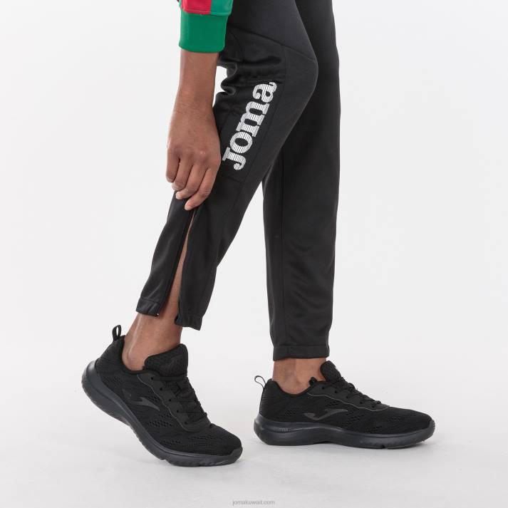 Joma 82P4R1798 أسود بطولة السراويل الطويلة الرابع نحيف